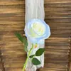 Rosa de Simulación Tallo Único Rosa Redonda Cascada de Flores Pared de Flores Arreglo Floral Flor Artificial Flor de Boda Flor Falsa Fila de Flores en el Suelo