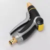 Cabeça de Pistola de Água para Lavagem de Carros de Alta Pressão Ajustável com Cabeça de Cobre de Liga de Zinco, Pistola de Água com Reforço de Poli-Pressão para Jardinagem Doméstica, Regar Flores e Lavar o Chão