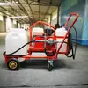 Espalhador de Reparo de Pavimento Empurrado à Mão, Pulverizador Pequeno Portátil com Aquecimento Automático, Fácil de Carregar e Descarregar