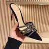 Sandálias Chuyuji Sexy com Tiras de Strass para Mulheres 2026 Verão Bico Fino Salto Agulha Elegante Abertas na Ponta Moda