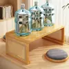 Mesa Dobrável para Bay Window, Mesa Pequena Tatami, Mesa de Chá Estilo Japonês, Mesa Kang, Mesa de Chá Pequena para Varanda de Cama, Mesa de Estudo Tradicional Chinesa, Mesa Pequena