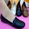 Mocasines sin cordones para mujer para madres, modelo de otoño 06, suela blanda, antideslizantes, cómodos para mediana edad y personas mayores, zapatos planos