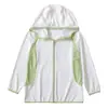 Ropa de Protección Solar para Niños Estilo Nuevo Bloques de Color Seda de Hielo Fresca Transpirable Chaqueta UPF50+ Anti-Ultravioleta Anti-Mosquitos