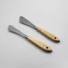 Mango de haya No. 19-20 espátula para óleo raspador para óleo espátula de paleta cuchillo para pintura pala para óleo