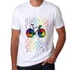 Camiseta de manga corta para hombre, moda, estampada, manga corta, cuello redondo, básica.