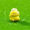 Miniaturas fofas de patos vermelhos para micro paisagismo, jardinagem e acessórios de decoração DIY