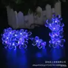 Luzes de Fio Solares LED Externas 50 Luzes Formato Flor de Pessegueiro Luzes Flor de Pessegueiro Fio Luzes Decorativas de Natal para Jardim