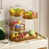 Plato de Frutas Sala de Estar Mesa de Café Hogar Plato de Frutas Plato para Colocar Snacks Lujo Ligero Gama Alta Cesta de Frutas Estante de Almacenamiento Cesta de Almacenamiento de Frutas