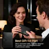 Amazon tarjetero de metal ultra-delgado de gran capacidad minimalista billetera de tarjetas anti-robo RFID billetera multifuncional portátil para hombre