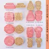 Mini Moldes para Galletas de Dibujos Animados Sanrio Hogareños Moldes de Sandía Estéreo 3D Corte a Presión Horneado de Fondant Hecho a Mano