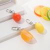 Llavero Fruta Naranja Limón Súper Divertido Tridimensional Bolsa de Pulpa de Naranja Colgante Simple Accesorio Versátil Decoración