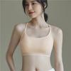 Lindo Sutiã Costas Tudo-em-Um Top Tubo Roupa Íntima para Mulheres, Anti-Queda, Anti-Exposição, com Bojos, Camisola