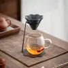 Nuevo Colador de Té Creativo de Cerámica Micro-Porosa con Forma de Pétalo, de Moda, para Té de Mandarina Verde Pequeña