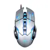 Senroni ratón mecánico con cable para e-sports al por mayor moda clásica ratón con rueda caliente juego de computadora ratón luminoso