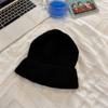 Gorro de Lana de Cabeza Grande para Mujer Cálido Protección para las Orejas Holgado Edición Grande Estilo Perezoso Moda Coreana Reductor de Edad Gorro de Montón Tejido