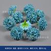 Flor Azul Flor Artificial Flor de Seda Pasador Flor Tocado Material Corona Pulsera Accesorio de Flor Hecho a Mano DIY Decoración de Cabeza con Flores