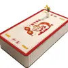 Tapete de Mesa de Centro para Ano Novo 2025 Impermeável e à Prova de Óleo Luxo Leve High-End Vermelho Festivo Sala de Estar Mesa de Centro Toalha de Mesa Tapete Protetor