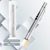 Luz Doble Fuente Pluma Pupil Luz Recargable Doctor Enfermera Acero Inoxidable Médico Examen Oral Luz de Pluma LED Linterna