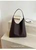 Bolsa de palha tecida retrô para mulheres 2026 nova moda versão coreana bolsa tote simples de grande capacidade para ombro de trabalho bolsa de axila