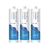 793 Pegamento de Silicona Neutra para Vidrio Negro y Blanco Transparente Blanco Brillante Impermeable y Resistente al Moho Pegamento de Vidrio Sellador para Puertas y Ventanas Decoración del Hogar Pegamento Suave