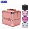Belleza y Maquillaje Tatuaje y Maquillaje Estuche Cosmético Portátil Aleación de Aluminio Caja de Almacenamiento Multicapa Estuche Cosmético Caja de Almacenamiento Antibacteriana