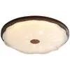 Nova Luminária de Teto para Quarto Retrô Criativa para Sala de Estar Estudo de Nogueira Preta Retrô Luminária de Teto de Alta Qualidade