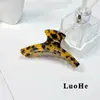 Luohuo Jewelry Estilo Coreano High-End Presilha de Cabelo de Acetato Presilha de Tubarão Retrô Francesa Penteado para a Parte de Trás da Cabeça Acessório de Cabelo Elegante