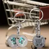Fichas Metálicas para Carrito de Compras Llaveros Esmaltados Pintados Personalizados Regalos Promocionales para Centros Comerciales y Supermercados Venta al por Mayor