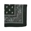 Lenço Quadrado Personalizado pelo Fabricante Lenço de Cabeça Logotipo Personalizado Imagem Texto Pequena Quantidade Lenço de Bolso Algodão Puro Lenço Estampado