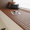 2026 Novo Almofada Impermeável e Resistente a Manchas para Peitoril de Janela em Couro, High-End, Adequado para Todas as Estações, Almofada de Assento para Quarto e Varanda, Atacado