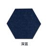 Tablero de mensajes de fieltro, tablero de mensajes de fieltro hexagonal de color, pegatinas de pared de fondo para guardería, tapete de aislamiento acústico hexagonal, pegatinas de pared de fieltro
