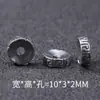 Plata de Xizang Triple Siete Plata Patrón de la Gran Muralla Patrón de Nube Cuentas Espaciadoras DIY Joyería de Cuentas con Colgante de Plata de Xizang Plateado Cuentas Espaciadoras Cuentas Sueltas
