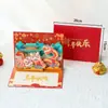 2025 Día de Año Nuevo Día de Año Nuevo Año de la Serpiente Tarjeta de Felicitación Estéreo 3D Serpiente Bronceada Año Nuevo Personal Tarjeta de Bendición para Clientes Venta al por Mayor