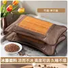 Almohada de trigo sarraceno de verano, Núcleo de almohada de ratán helado de verano, Almohada de protección para la columna cervical de adultos, Almohada especial de bambú para ayudar a dormir, Almohada dura de flor de grano entero