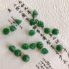 [Miyu Jiangnan] série imitação Jade esmalte novos acessórios Chineses DIY brincos borla pulseira colar material