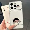 Chica con estampado facial adecuada para la funda del teléfono Apple 17 iPhone16/14PLUS se convierte instantáneamente en Window 13 linda 12pro