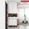 Zapatero de madera maciza con banco integrado para cambiarse los zapatos en la entrada, zapatero de pared para la entrada, armario de almacenamiento multifuncional