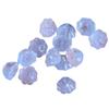 Pulseira de ágata prata com Lótus perfurado multicolor DIY acessórios Bodhi contas soltas