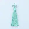 Borla de Tres Hojas de Poliéster 8cm Colgante de Accesorio DIY Estilo Antiguo Ropa Bolsita Tejida Borla Pequeña
