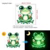 Ofer Nuevo Rana Helada AFG3855 Pegatina Luminosa Cruz Verde Pegatina Transfronteriza Extraíble