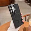Disipación de Calor con Malla de Panal Adecuado para Samsung S26Ultra Funda Magnética para Teléfono S25 Soporte para Lente S24 Funda de Malla con Tacto de Piel