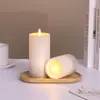 Venta Caliente Transfronteriza Vela Digital Led Muebles para el Hogar Espolvoreada con Polvo Navidad Día de San Valentín Luz de Atmósfera para Escritorio Creativa