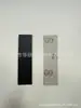 Suministro transfronterizo 30*90mm cuadrado pequeño flocado arena roja, arena negra, lija amarilla para pulido de madera, lijado en seco para manualidades DIY