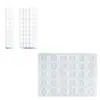 Molde Redondo de Silicone para Selo de Cera com 24 Peças DIY Selagem de Presente de Vinho para Festas Conjunto de 30 Carimbos Cilindricos para Selo de Cera