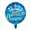 Nuevos Globos de Película de Aluminio Redondos de 18 pulgadas Feliz Cumpleaños Decoración de Fiesta de Cumpleaños Globos Globos al por Mayor