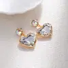 Pendientes Retro Bohemios con Estampado de Leopardo Turquesa, Pendientes Pesados de Estilo Étnico de Alta Gama, Pendientes de Estilo Vaquero Occidental