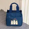 Lonchera de Alto Valor Estético para Oficinistas, Moderna y Popular, Gran Capacidad, Bolsa Portátil para el Trabajo, Versátil para Estudiantes, Sencilla y Elegante para Mamás