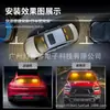 Barra de Luces LED COB de una Fila Luz Larga para Coche Camión Furgoneta Luz de Advertencia para Parabrisas Un LED Parpadeante Forma de Apertura