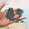 En stock Colgante para Bolso de Cuero de Palmera Dátil Forma de Palmera Dátil Colgante Mapa de Arabia Saudita