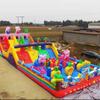 Nuevo Diseño Castillo Inflable Laberinto Trampolín para Niños Trampolín Pequeño Castillo Inflable Juguete Equipo Grande para Romper Niveles Terrestres